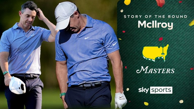 RORY MCILROY STORY OF ROUND THREE 12 APR