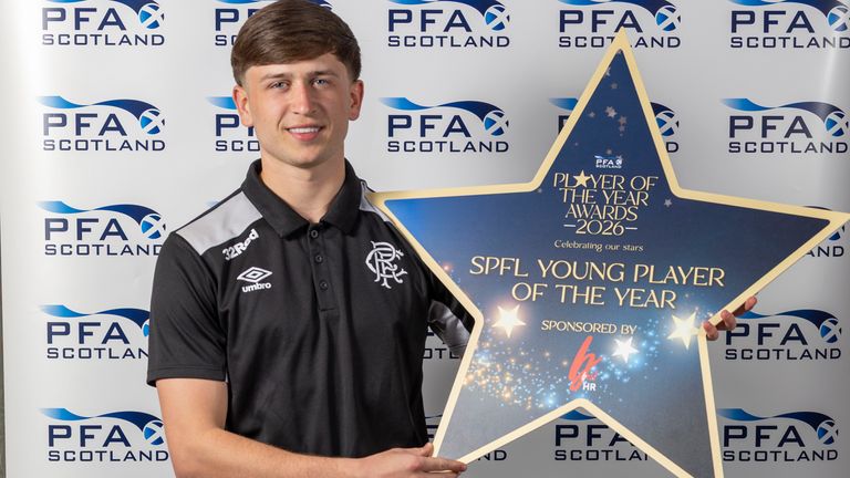 Rangers Mikey Moore is nominated for PFA Scotland Young Player of the Year 