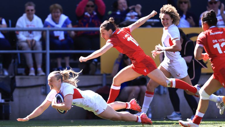 millie david scores a debut try