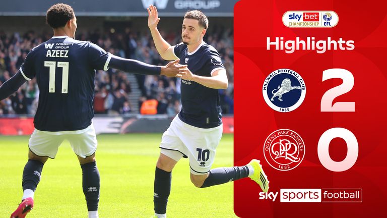 Millwall 2-0 Queens Park Rangers