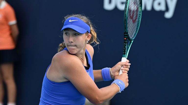 Mirra Andreeva Miami Open (Cover Images via AP Images)