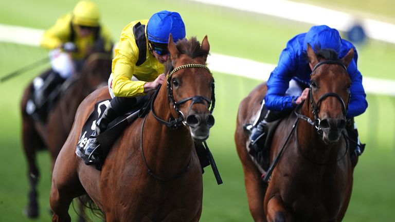 Morshdi sprung a 14-1 surprise at Newmarket