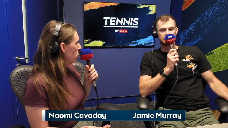 Naomi Cavaday and Jamie Murray: Sky Sports Tennis