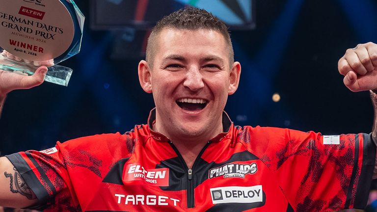 Nathan Aspinall wins the 2026 German Darts Grand Prix