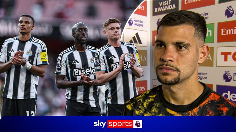 Arsenal vs Newcastle: Bruno Guimaraes post-match interview