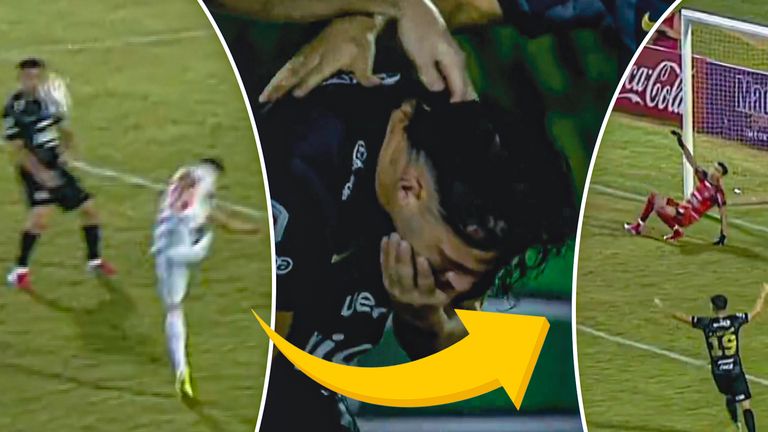 Paraguay League goal.