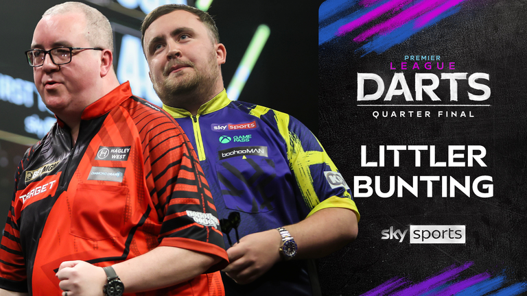 LITTLER VS BUNTING HIGHLIGHTS THUMB PL DARTS BRIGHTON IMAGES: PDC