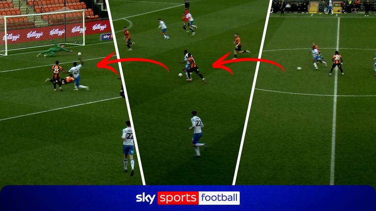 Rekeem Harper scores stunning solo strike for Barrow