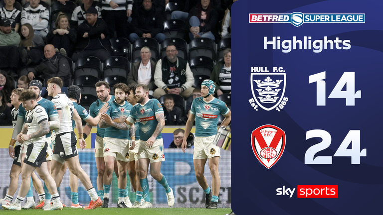 Highlights from the Betfred Super League clash between Hull and St Helens. 