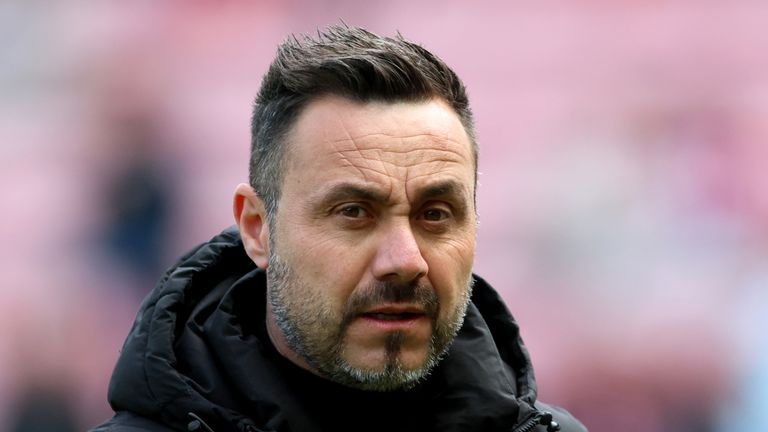 De Zerbi: I don't want to put pressure on my players... but we have to win at Wolves