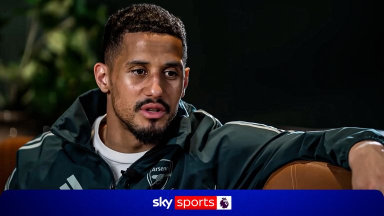 William Saliba says Arsenal need to give 'everything' in final push to win the Premier League. Credit Men in Blazer Media Network.