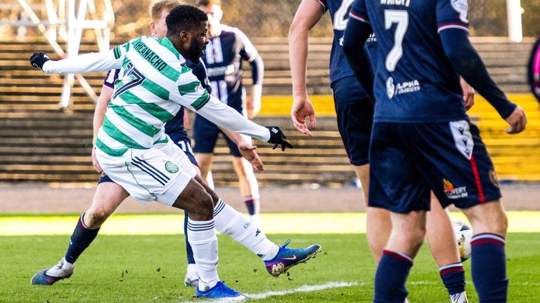 Kelechi Iheanacho restores Celtic's lead at Dundee