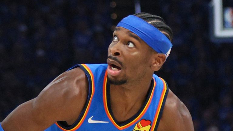 Oklahoma City Thunder guard Shai Gilgeous-Alexander