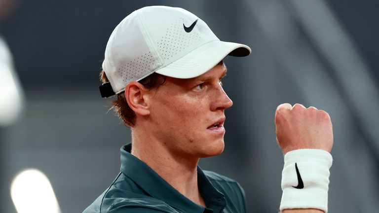 Sinner will next face Arthur Fils or Jiri Lehecka for a place in the Madrid Open final