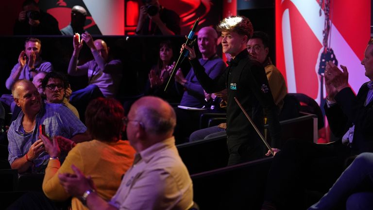 O'Sullivan described Stan Moody as a 'lovely boy and a great player'