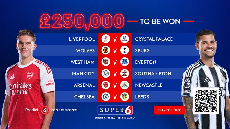 Play Super 6 this weekend!