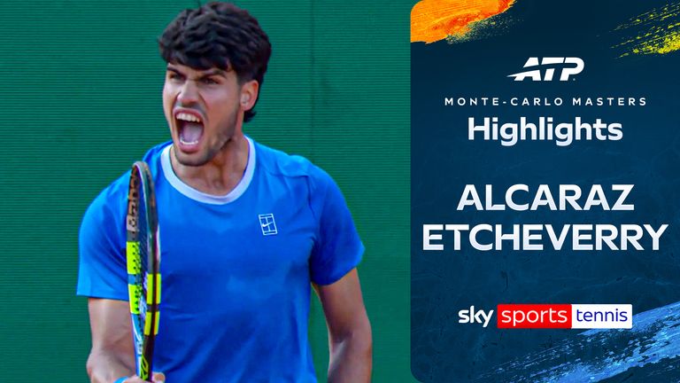 alcaraz vs Etcheverry highlights