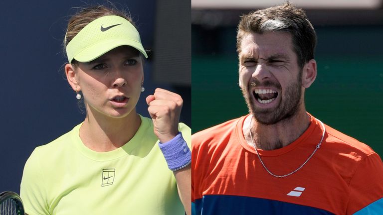 Katie Boulter and Cam Norrie