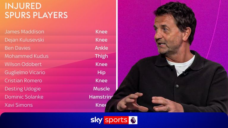 Tottenham Hotspur: Tim Sherwood: Spurs need to review why so many players are getting injured