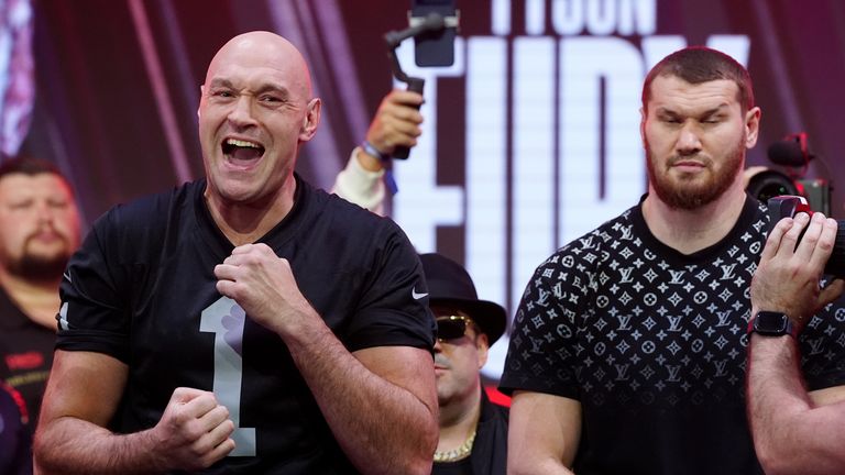 Tyson Fury returns on Saturday to fight Arslanbek Makhmudov.