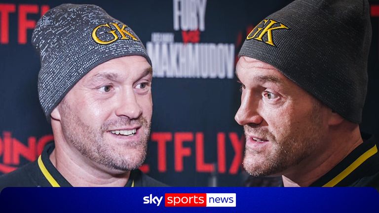 Tyson Fury plays down talk of showdown with AJ