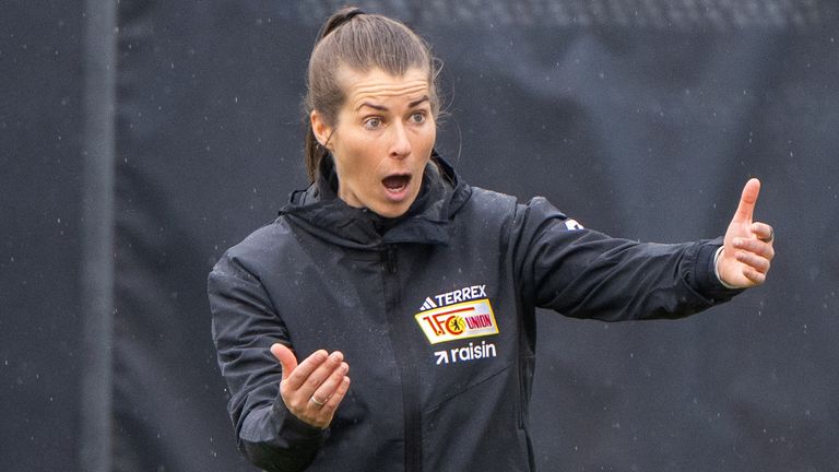 Marie-Louise Eta will oversee Union Berlin's final five games of the season as interim head coach