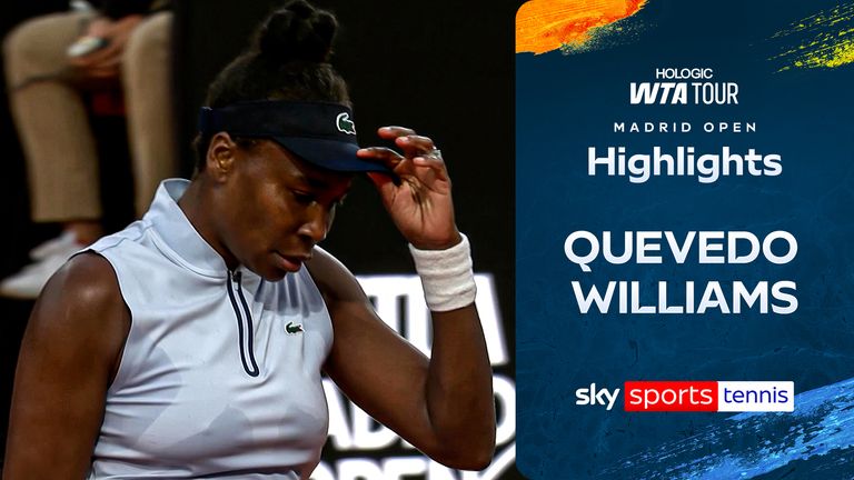 Venus Williams at the Madrid Open