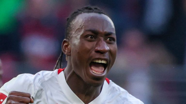 RB Leipzig's Yan Diomande