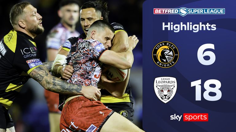 York Knights 6-18 Leigh Leopards
