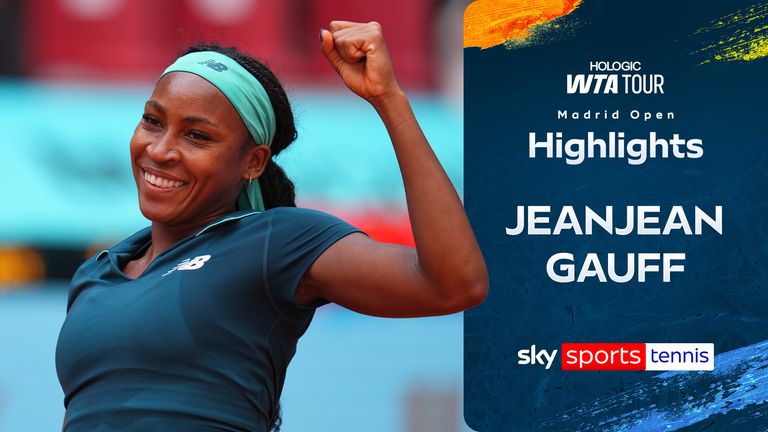 Leolia Jeanjean v Coco Gauff