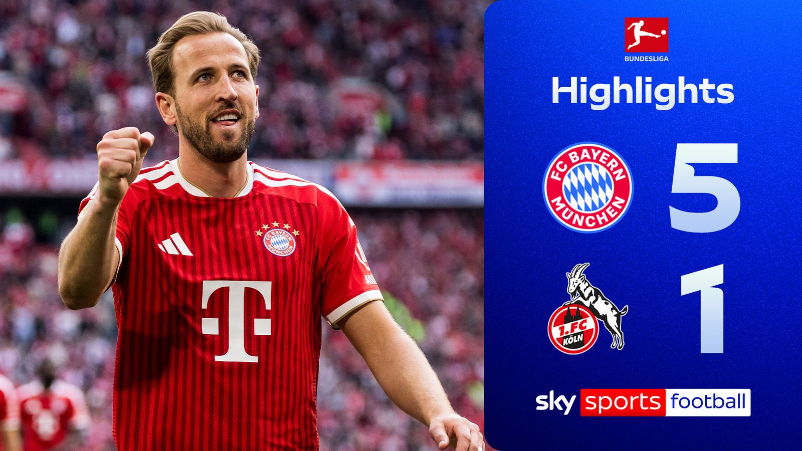 Bayern Munich 5-1 Koln | Bundesliga highlights