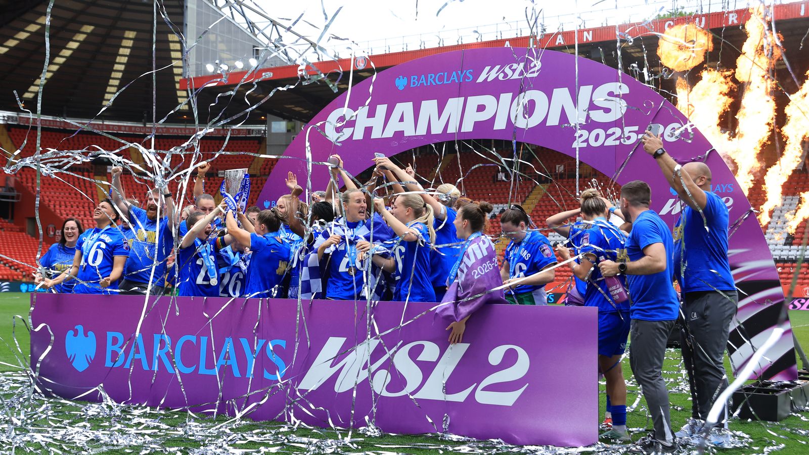 WSL2: Crystal Palace and Birmingham promoted to the WSL while Charlton will feature in play-off