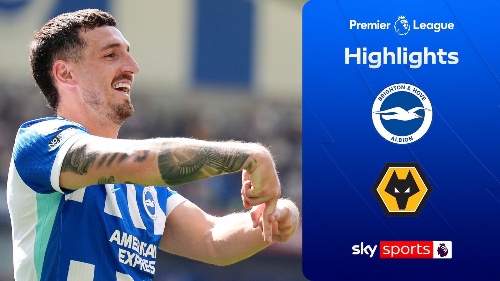 Brighton 3-0 Wolves | Premier League highlights