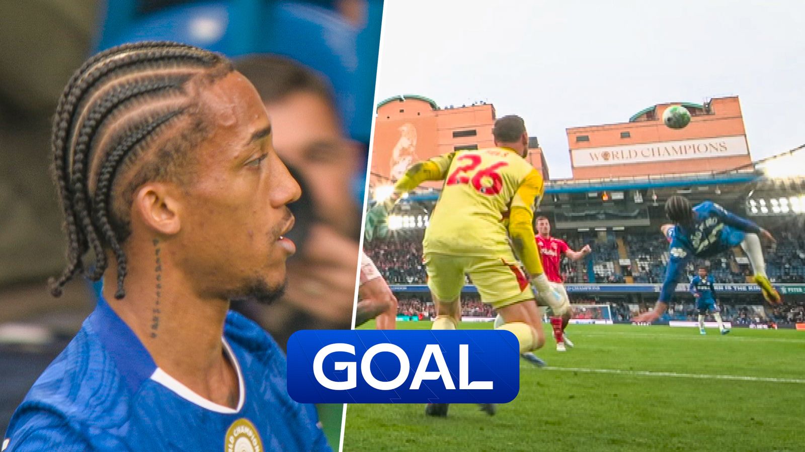 Chelsea vs Nottingham Forest: Joao Pedro ends Blues' Premier League goal drought with stunning overhead kick