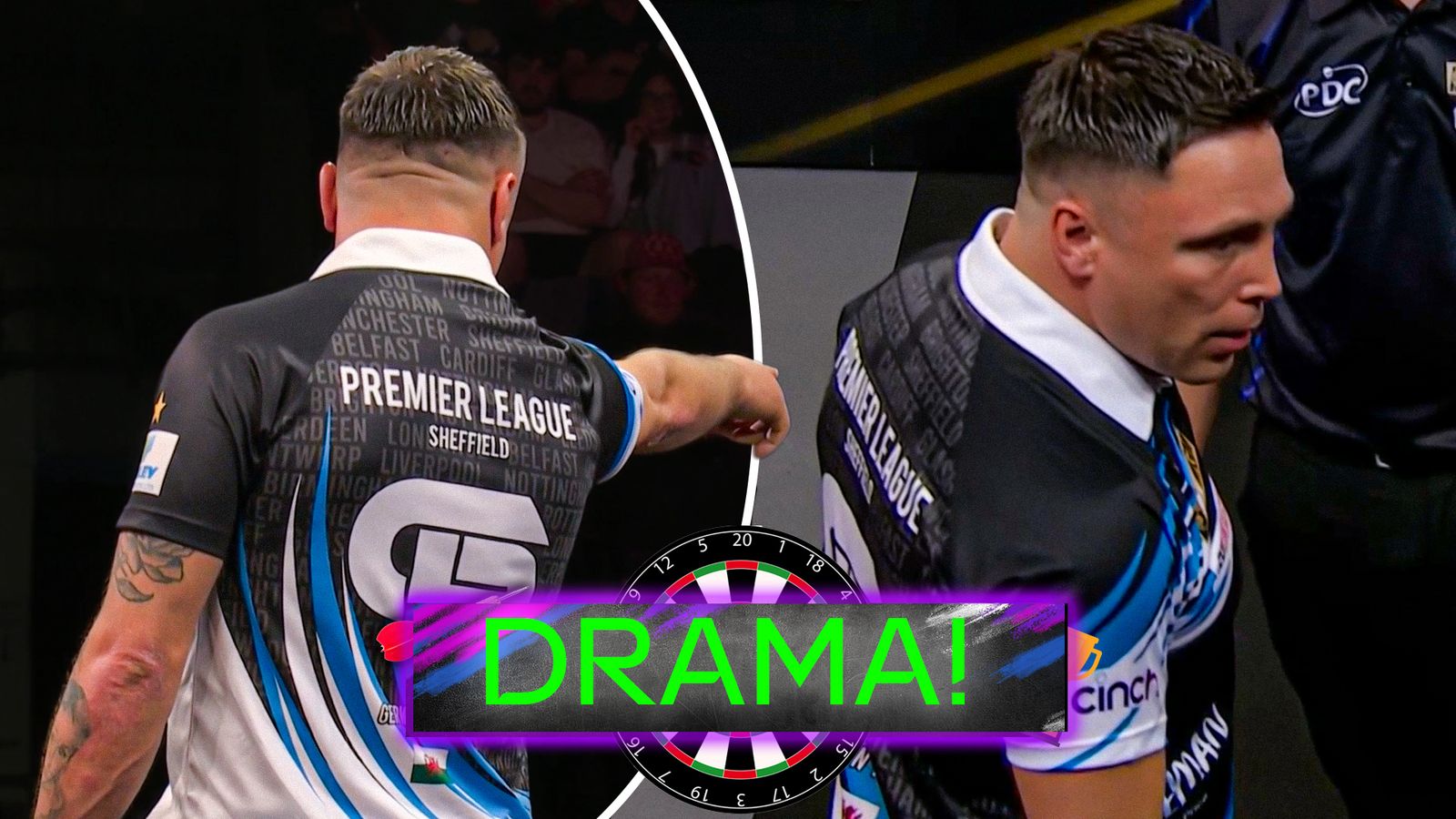 Premier League Darts: Fan ejected during Bunting-Price - 'Gezzy, go down there pal!'
