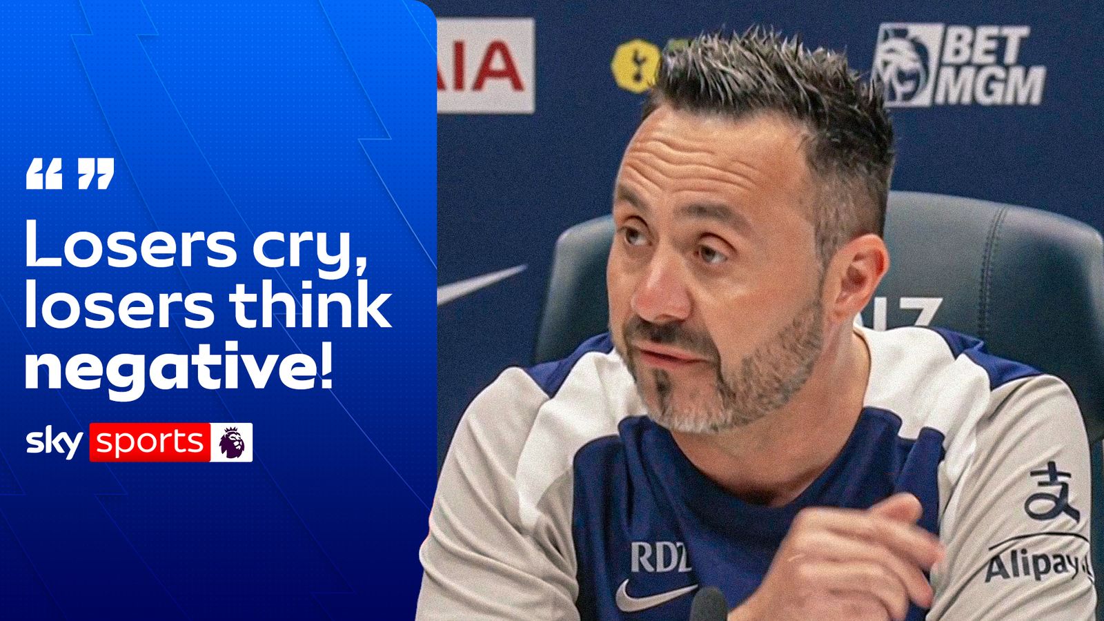 Spurs latest: Best bits from Roberto De Zerbi's passionate news conference - Sky Sports