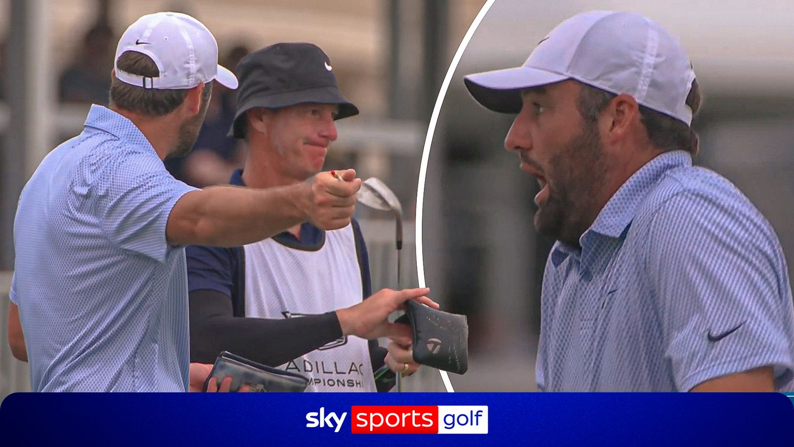 Scottie Scheffler fumes at caddie after tap in struggle - 'Ted Scott's ears will be bleeding at the end of the day!'