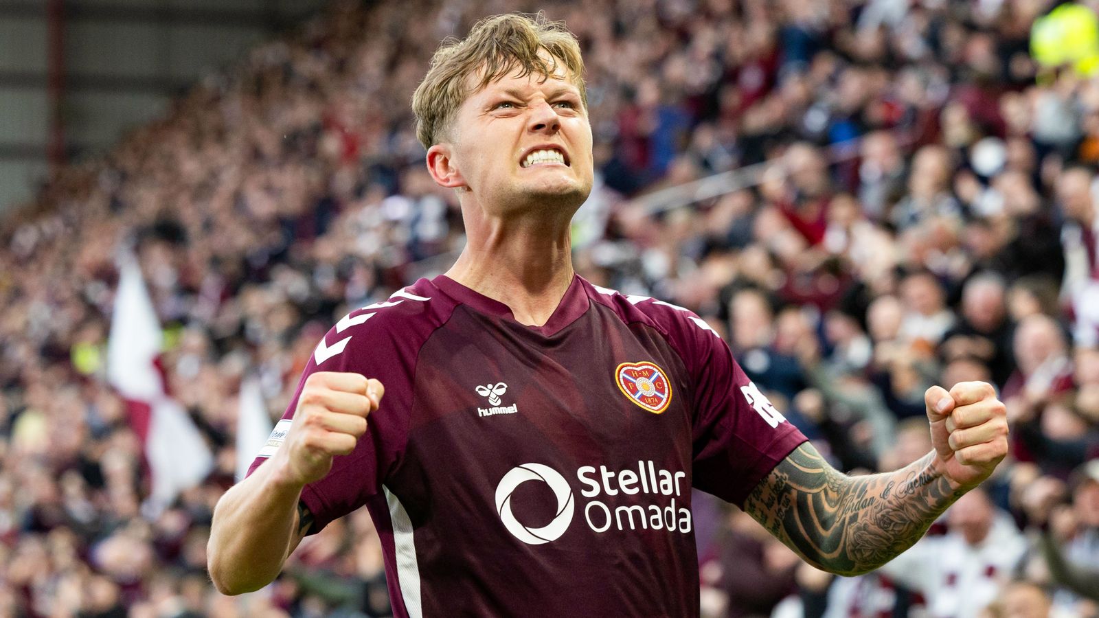 Hearts 3-0 Falkirk: Derek McInnes' side beat Bairns but have to wait for potential Scottish Premiership title glory