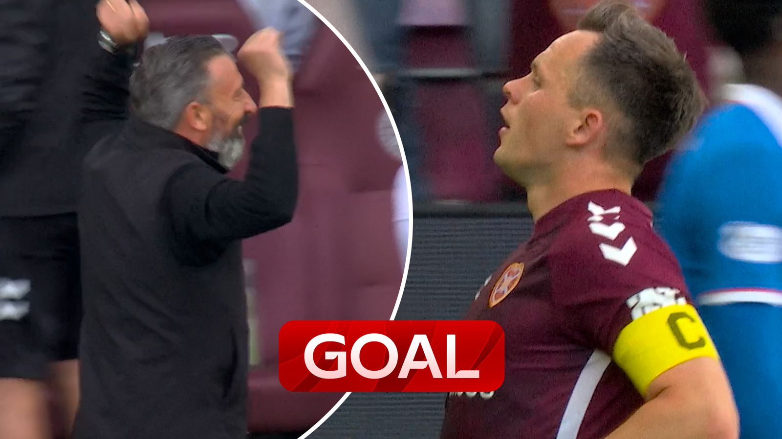 Hearts vs Rangers: Tynecastle ERUPTS as Hearts take the lead!