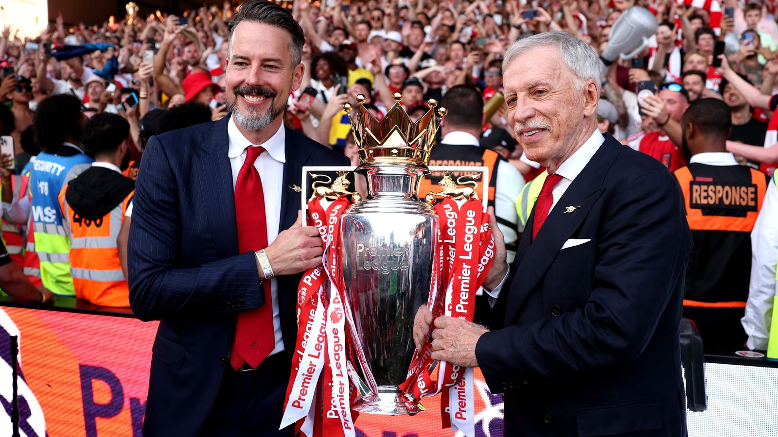 Arsenal's co-chair reveals secrets of how Kroenke family went from furious fan protests to Premier League title glory and dynasty planning