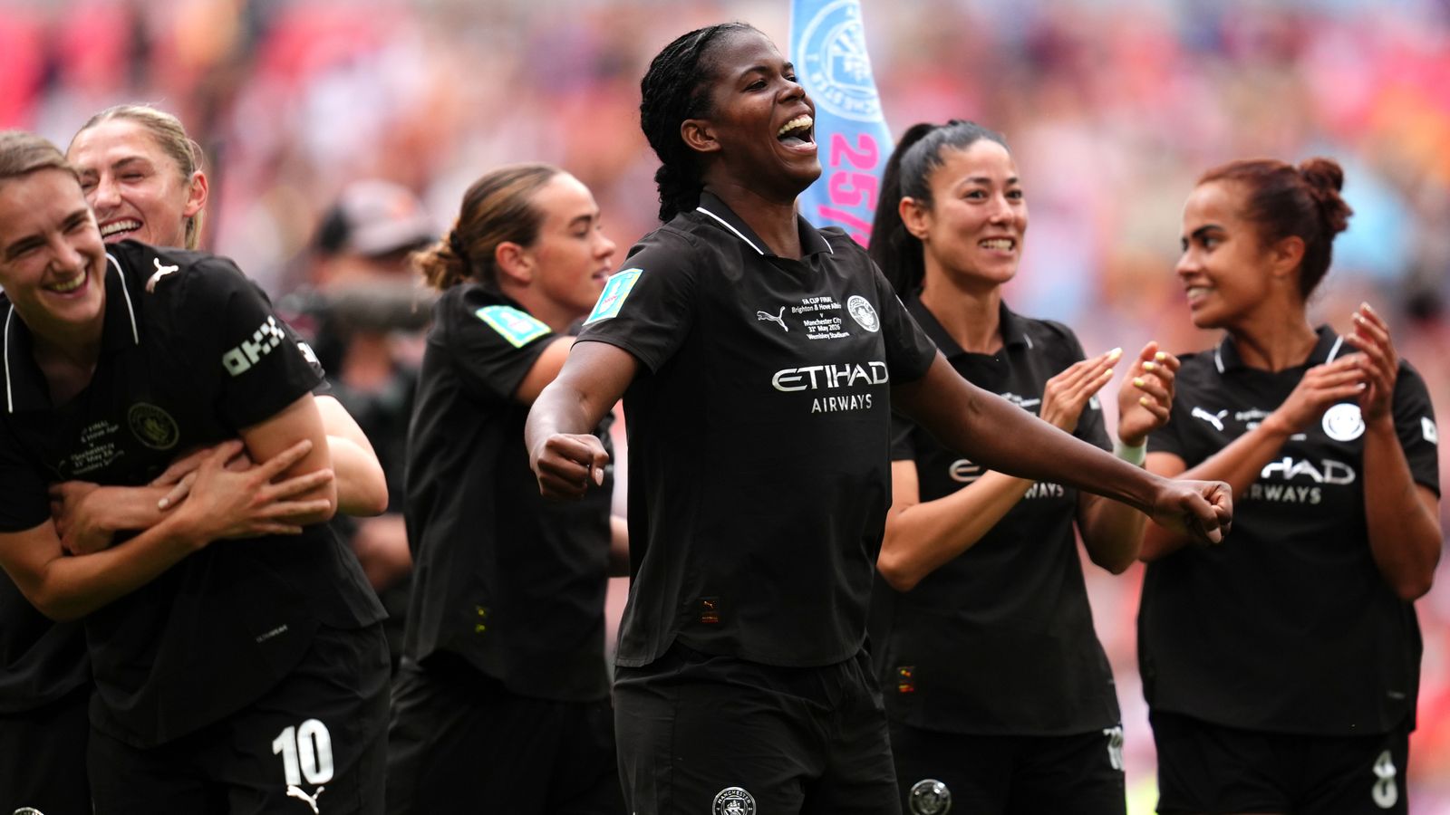 Brighton 0-4 Man City: Khadija 'Bunny' Shaw on target again as Man City win Women's FA Cup and complete domestic double