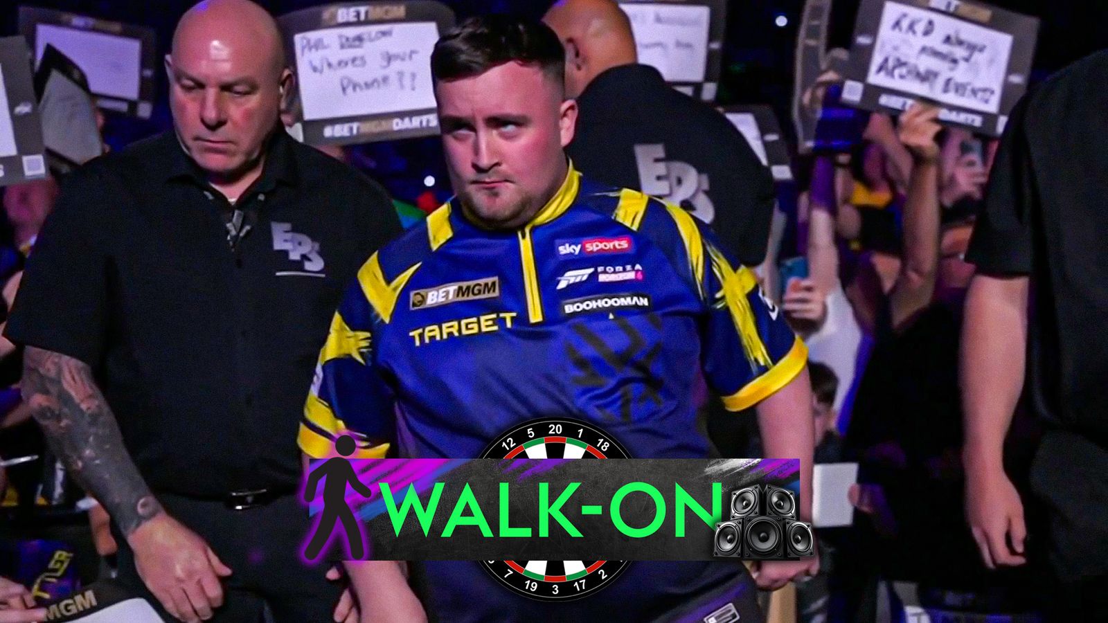 Premier League Darts: Luke Littler booed again during walk-on in Sheffield