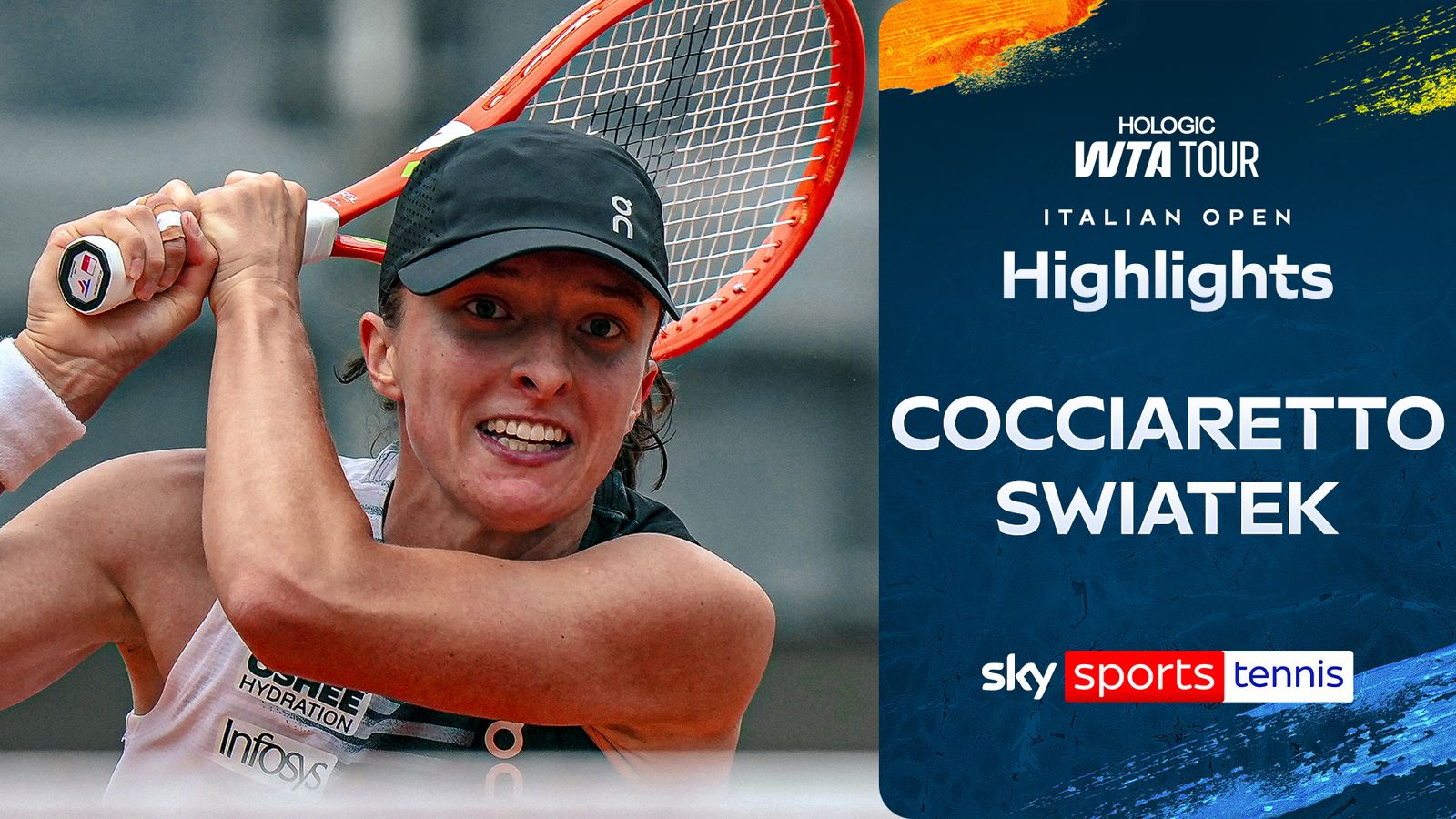 Elisabetta Cocciaretto vs Iga Swiatek | Italian Open highlights