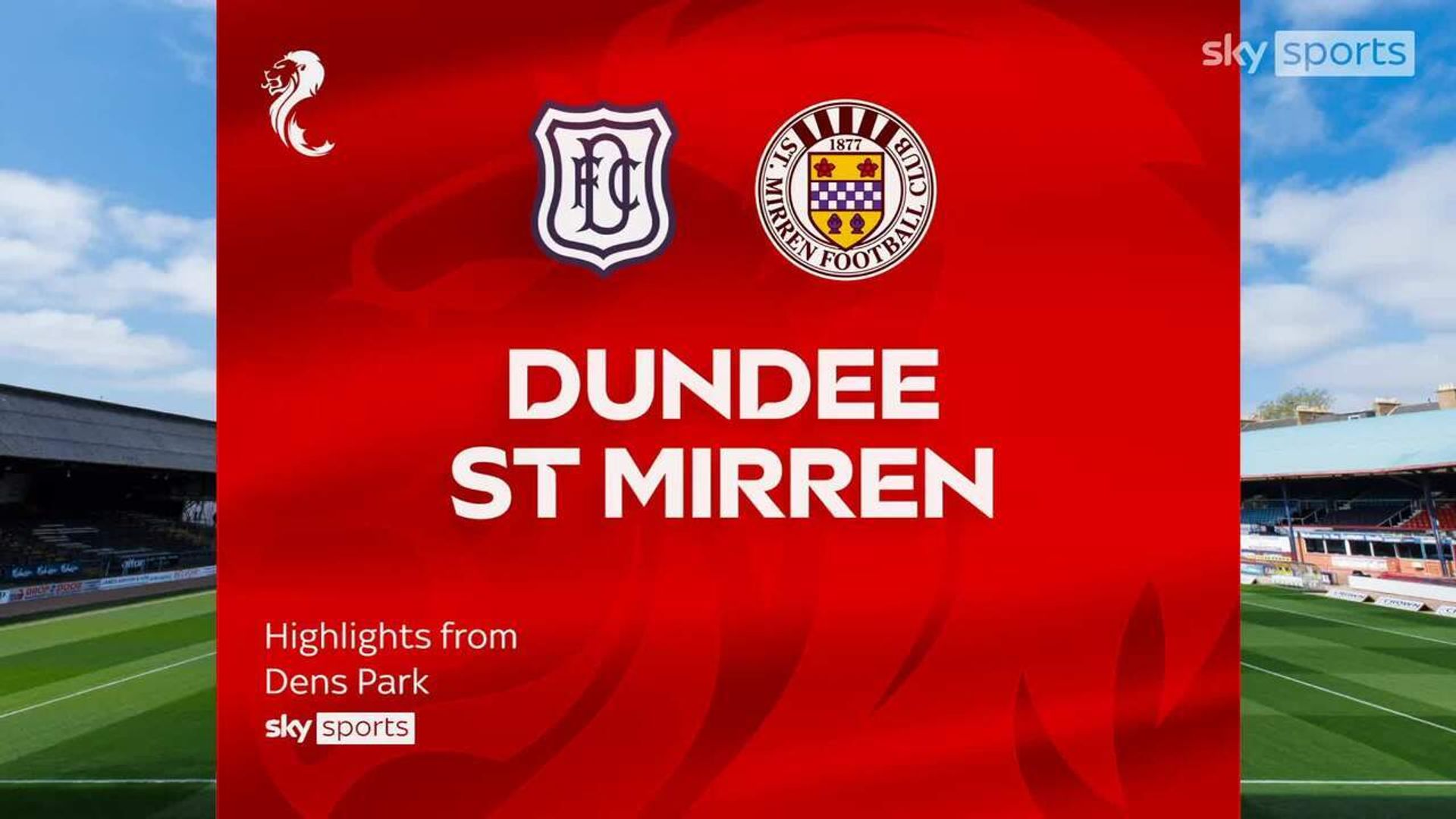 Dundee 1-0 St Mirren