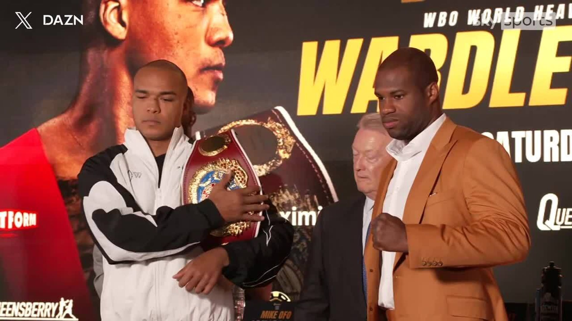 Wardley and Dubois have final face-off before heavyweight clash!