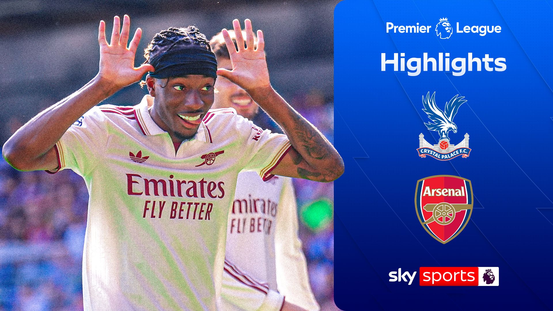 Jesus and Madueke score as Champions Arsenal end season with win over Palace