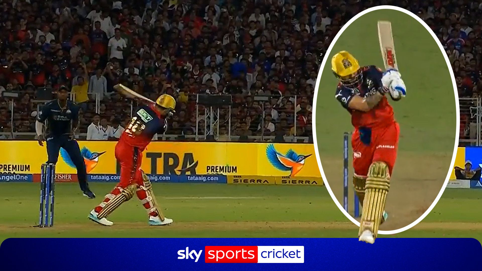 4-4-6-4! Kohli nails four consecutive boundaries