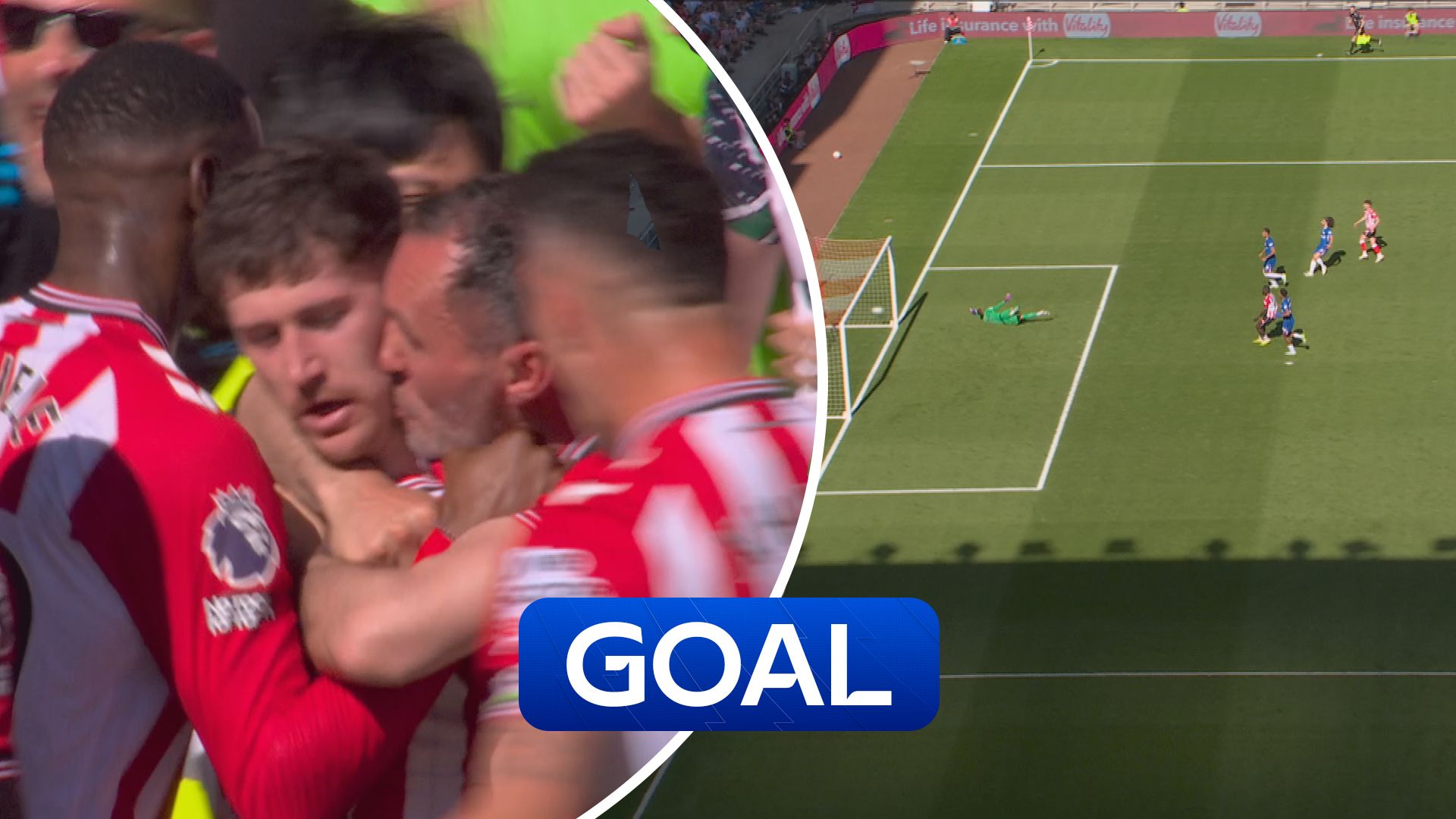 Hume strikes! Sunderland take the lead against Chelsea