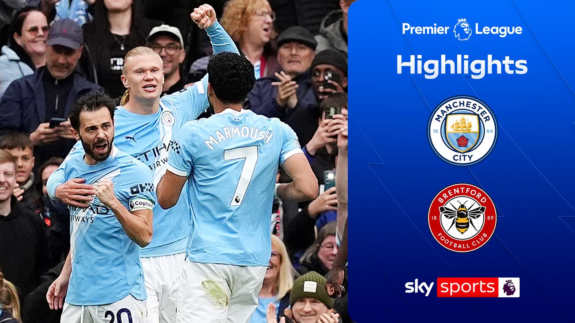 Title race back ON! Doku inspires City to HUGE Brentford win