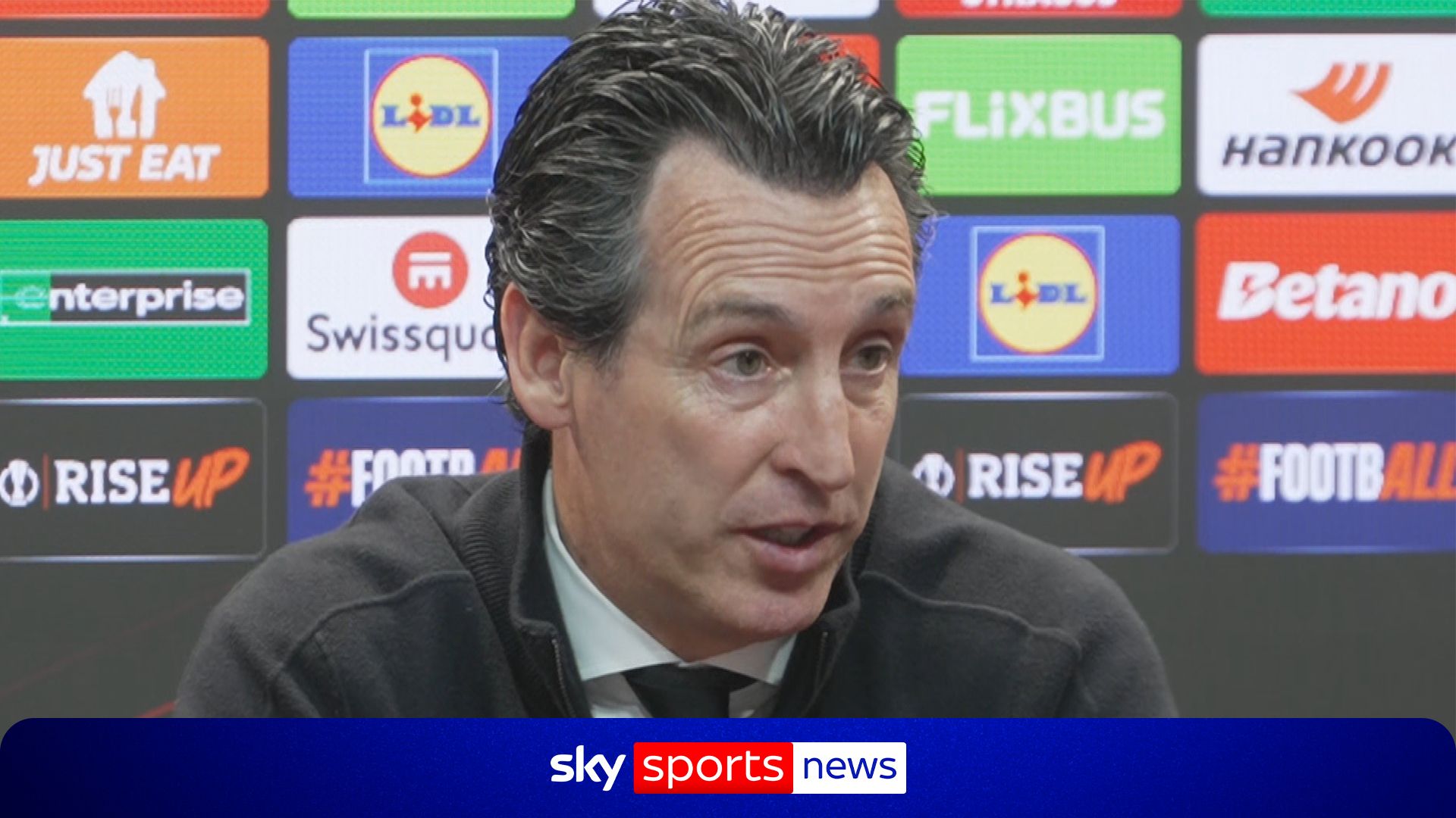 'If we lose, we aren't achieving nothing' | Emery remains level-headed despite reaching final